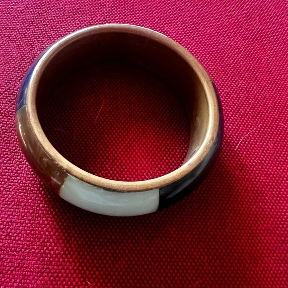 Multicolor Enamel Bangle Bracelet - Picture 2 of 9